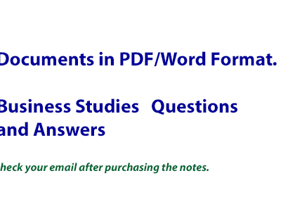 KCSE Business Studies