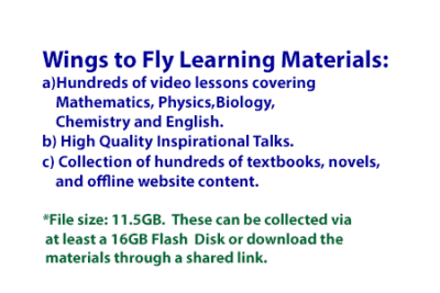 Wings to Fly Learning Materials-For High School