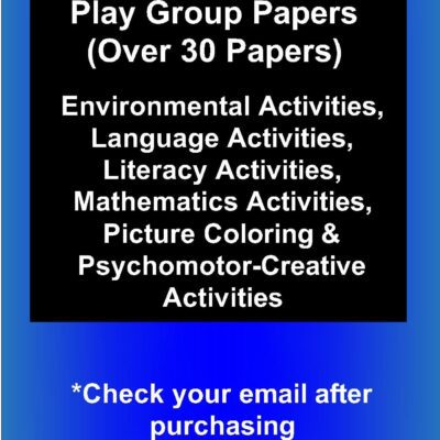 Play Group Past Papers-34 Papers