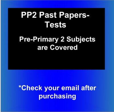 2021 PP2 Past Papers