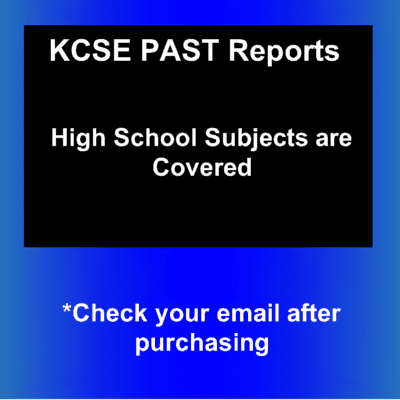 2021 KCSE KNEC Papers