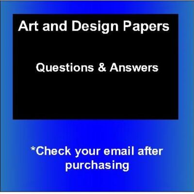 2019 KCSE Mocks  ART Papers (Qs & Ans) Compilation