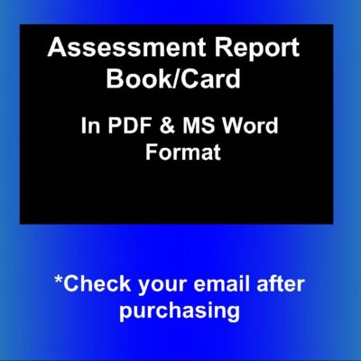 2024 Assessment Report Books/Cards