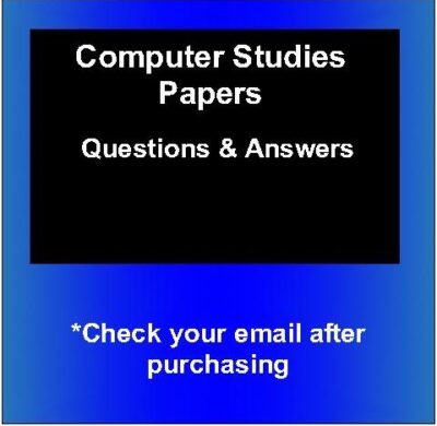 2019 KCSE Mocks  Computer Studies Papers (Qs & Ans) Compilation
