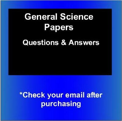 2010-2019 KCSE KNEC-General Science Papers