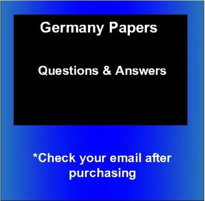 2006-2019 KCSE KNEC-Germany Papers