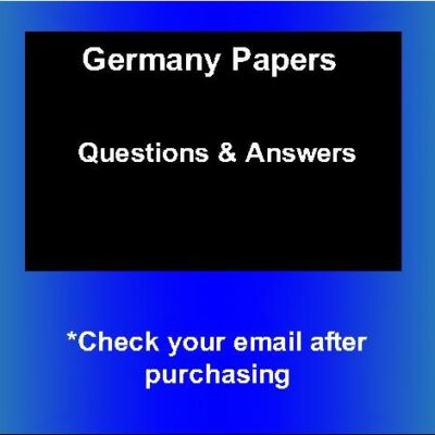 2006-2019 KCSE KNEC-Germany Papers