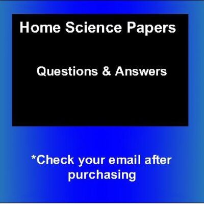 2021 KCSE Mocks Home Science Papers (Qs & Ans) Compilation