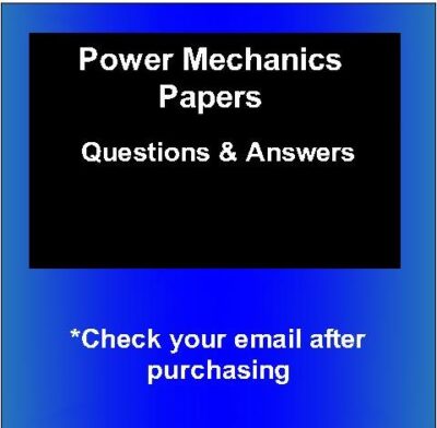 2008-2019 KCSE KNEC-Power Mechanics Papers
