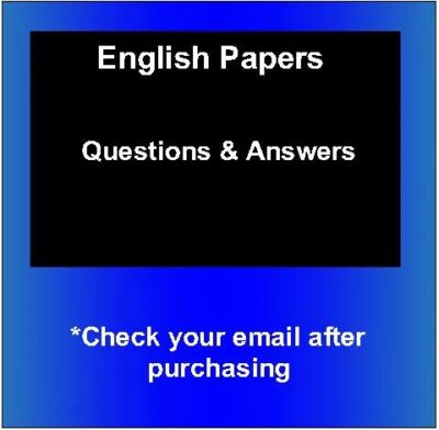 2016 KCSE Mocks – English Questions&Answers