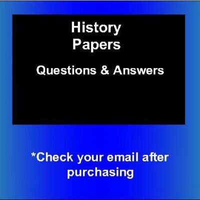2018 KCSE History Papers(Qs & Ans)Compilation
