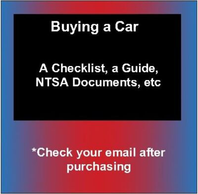 How to Buy a Foreign or Locally Used Car in Kenya-a Checklist and a Guide