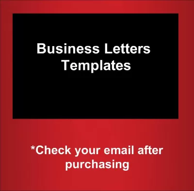 Business Letters Templates-Over 1000 Templates